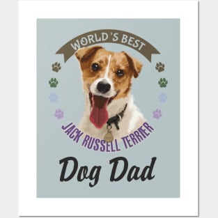 Jack Russell Terrier, World's Best Dog Dad Posters and Art